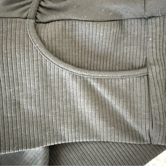 Ruched Zip Hooded Jacket Size Small - Picture 4 of 6